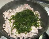 豚こま切れ肉と切りコンブの炒め煮作り方3写真