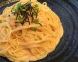 *明太(たらこ)クリームパスタ*作り方5写真