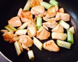 たっぷり青梗菜と胸肉炒め作り方3写真
