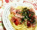 疲労回復☆梅干とベーコンのスパゲティー♪作り方4写真
