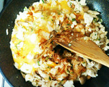 簡単☆豆腐と納豆おかか炒め卵とじ☆作り方4写真