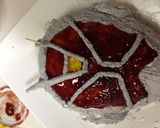 ３D仮面ライダーウィザードケーキ作り方12写真