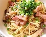 柚子胡椒ポン酢の和風キノコペペロンチーノ作り方10写真