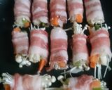 しょうが焼き風♪肉巻きアスパラ作り方4写真