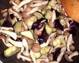 簡単ヘルシー☆肉無し麻婆茄子しめじ作り方3写真
