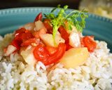ピーチサルサと亜麻仁油でひんやり 夏ご飯作り方3写真