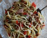 納豆と大葉の爽やか冷製パスタ作り方8写真