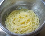 納豆と大葉の爽やか冷製パスタ作り方3写真