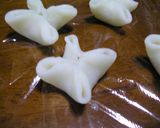 ★ココアクリーム入りのミルクもち★作り方8写真