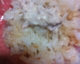 ぽりっと食感♪シーチキンマヨおにぎり作り方2写真
