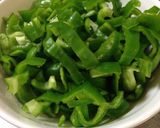 砂肝とピーマンの塩昆布和え作り方2写真