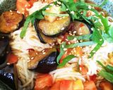酸辣湯風☆夏野菜そうめん作り方5写真