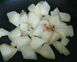 ミニ梨のパイ。作り方1写真