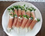 簡単生ハムおつまみ作り方3写真