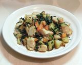 鶏肉のバジルとシソ炒め作り方4写真