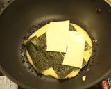チーズと海苔の和風パンケーキ作り方3写真
