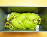 粒あん抹茶三つ編みあん食パン（HB生地）作り方13写真