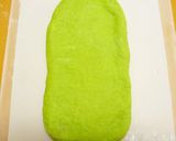 粒あん抹茶三つ編みあん食パン（HB生地）作り方8写真