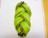 粒あん抹茶三つ編みあん食パン（HB生地）作り方12写真