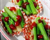 お弁当に★アスパラとポテトのチーズ焼き作り方3写真