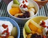 冷たい、豆腐の白玉クリームあんみつ作り方8写真