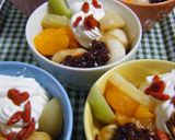 冷たい、豆腐の白玉クリームあんみつ作り方8写真