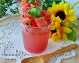 シャリプルン♡夏に美味しぃスイカゼリー作り方10写真