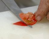 赤い冷たいパスタ作り方2写真