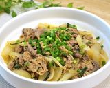紫蘇香る☆豚小間と玉ねぎのマヨ味噌炒め♪作り方10写真