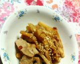 余った大根で☆甘辛肉きんぴら♪♪作り方5写真