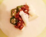 チーズオクラ納豆餃子作り方2写真
