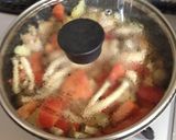 生トマトで☆チキントマト煮込み☆作り方5写真