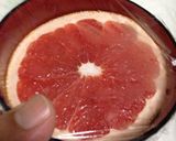 生絞りピンクグレープフルーツの焼酎割り作り方1写真