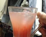 生絞りピンクグレープフルーツの焼酎割り作り方3写真