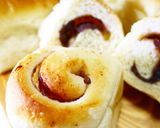 粒あん抹茶三つ編みあん食パン（HB生地）作り方32写真