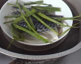 骨取りさばの酒蒸し和風ドレッシング和え作り方3写真