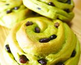 粒あん抹茶三つ編みあん食パン（HB生地）作り方36写真