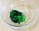 白だしでほうれん草の胡麻和え作り方2写真
