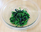 白だしでほうれん草の胡麻和え作り方3写真