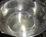 青いソーダゼリー　かき氷風味作り方4写真