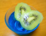 青いソーダゼリー　かき氷風味作り方12写真