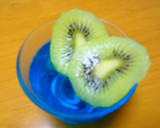 青いソーダゼリー　かき氷風味作り方12写真