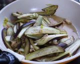 ほたてとなすの味噌炒め作り方3写真