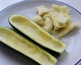 ズッキーニのチーズグリル作り方1写真