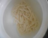 冷水うどんで冷やしおろし納豆うどん作り方4写真