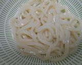 冷水うどんで冷やしおろし納豆うどん作り方6写真