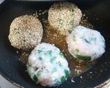 ゴマ香る、あっさり味の鶏団子♪作り方4写真