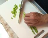 アスパラと山菜の「彩り」ニンジンしりしり作り方5写真