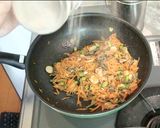 アスパラと山菜の「彩り」ニンジンしりしり作り方15写真
