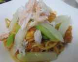 簡単で豪華なアスパラと蟹のパスタ作り方7写真